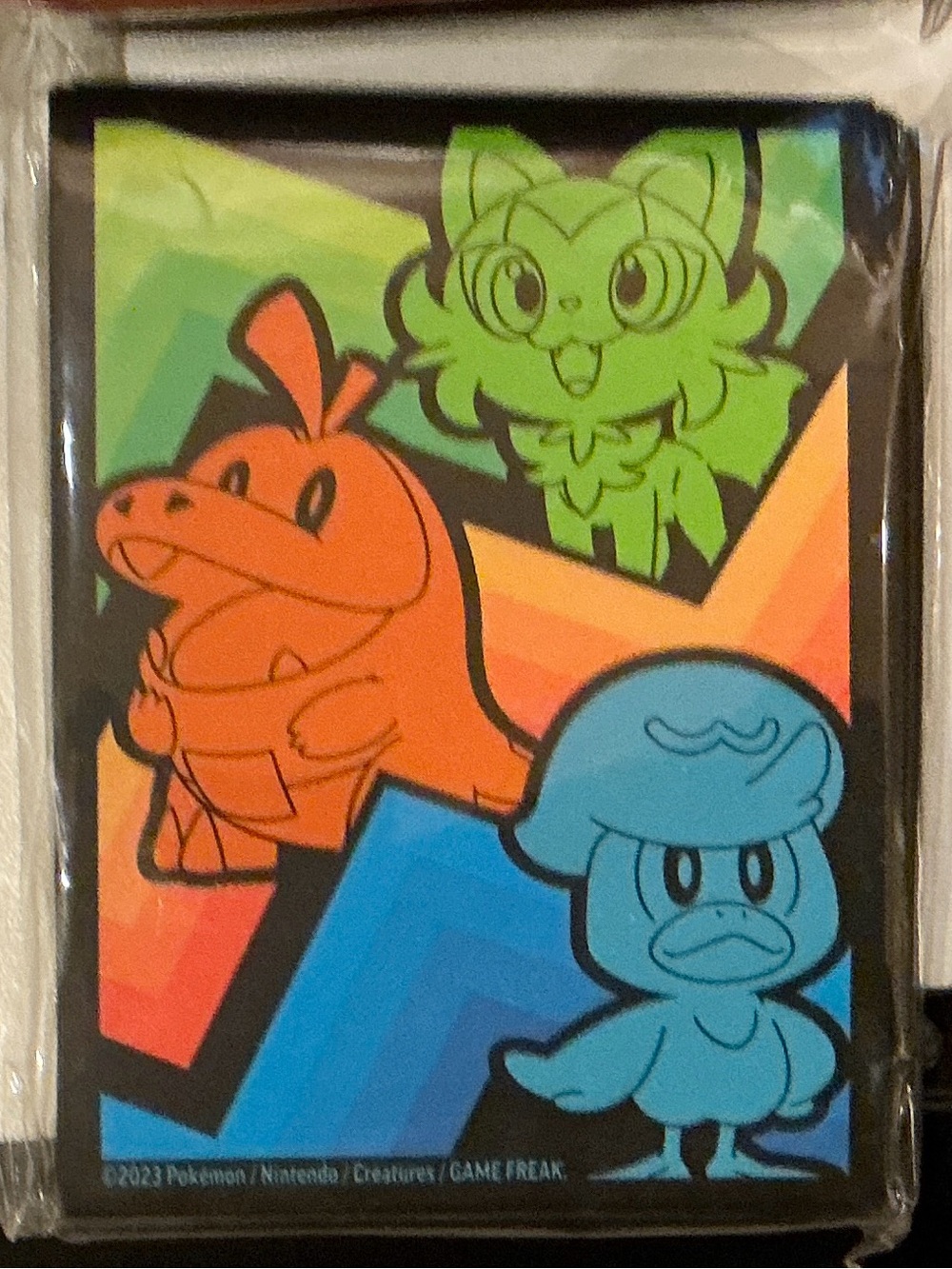 Pokemon Trading Card Sleeve Pack – Orange, Green, Blue